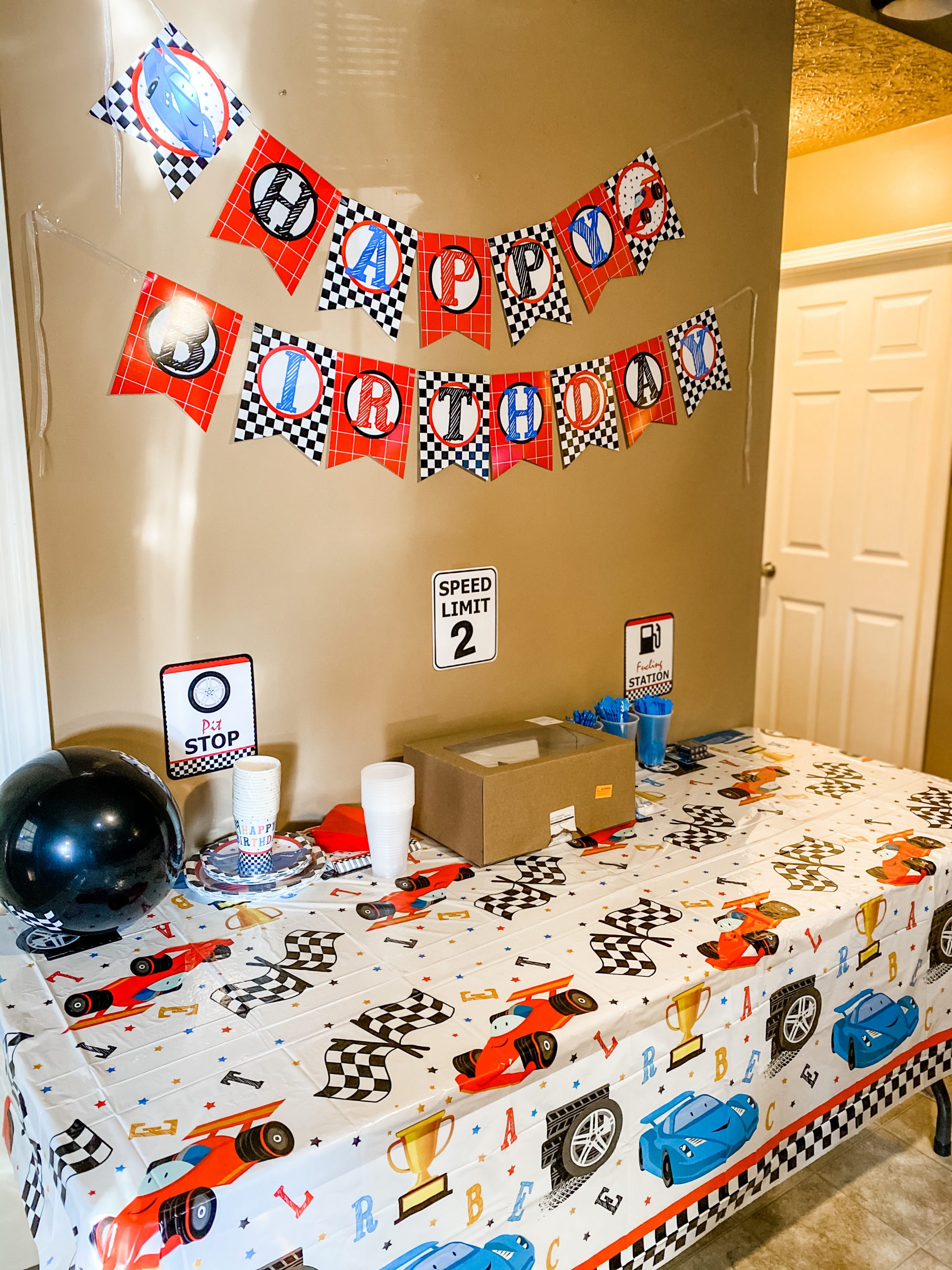 a cars themed birthday party